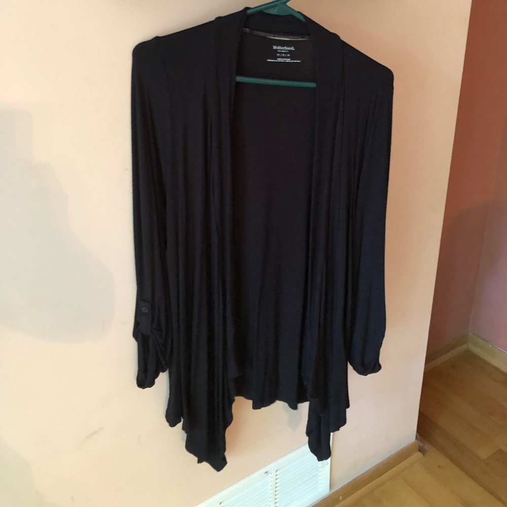 Black cardigan